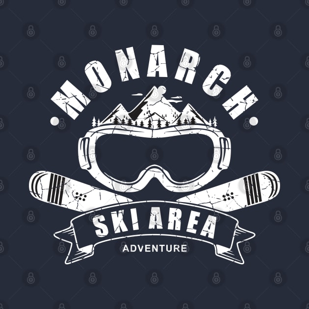 Monarch SKI AREA COLORADO by Niceartshop