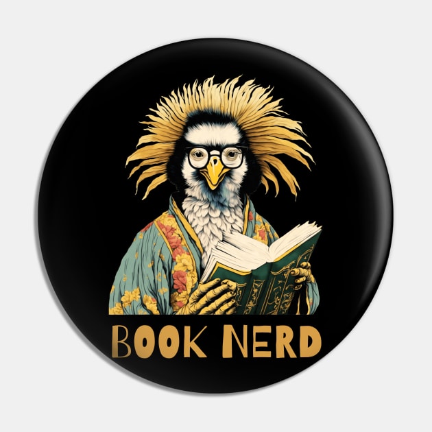 Book nerd pelican design Pin by Fun Planet