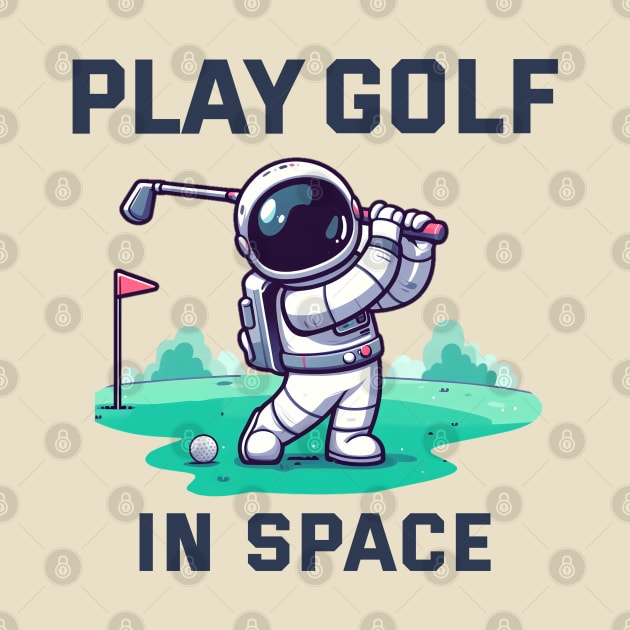 Playing golf in Space - Play with Astro by mirailecs