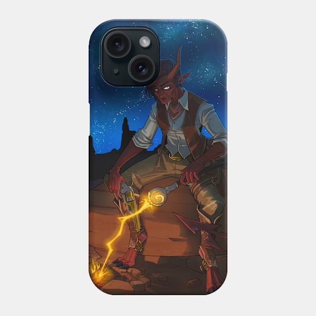 Western Tiefling Phone Case by NathanBenich