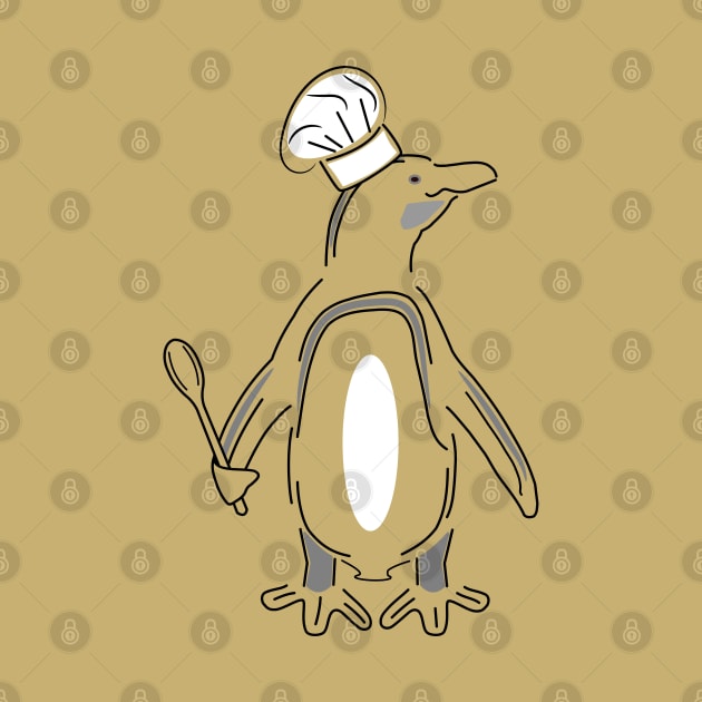 Chef Penguin by Harston Morgan Designs