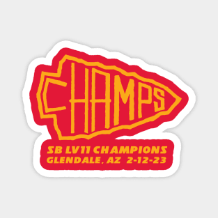 CHIEFS CHAMPS Magnet