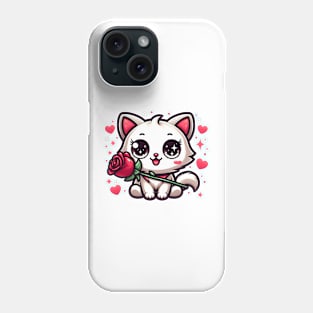 Valentine's Cartoon Delights T-Shirt Phone Case