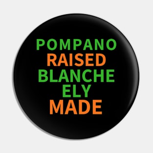 Pompano Raised Blanche Ely Made Pin