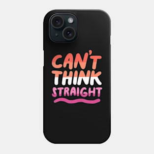 Straight Lesbian Orange Pink LGBTQ Pride Flag Phone Case