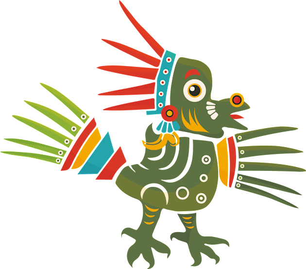 Aztec Bird Kids T-Shirt by tatadonets