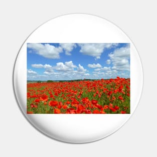 Poppy field Pin