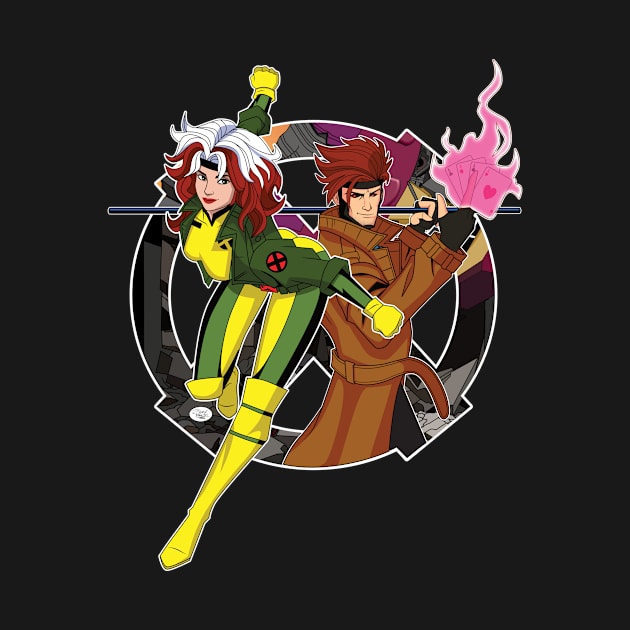 Rogue and her Beau by Gen Pop Art