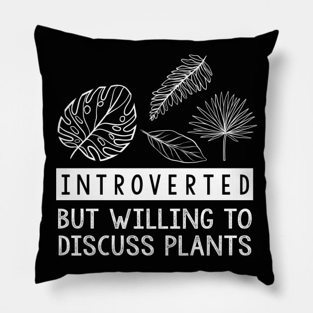 Plant Introvert Pillow by Sharayah