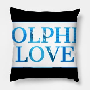 Dolphin love. Pillow