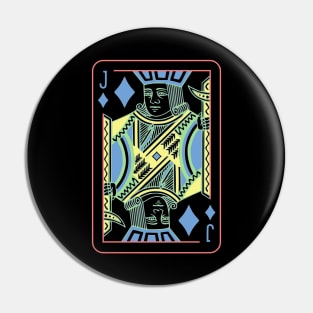 Jack of Diamonds Night Mode Pin