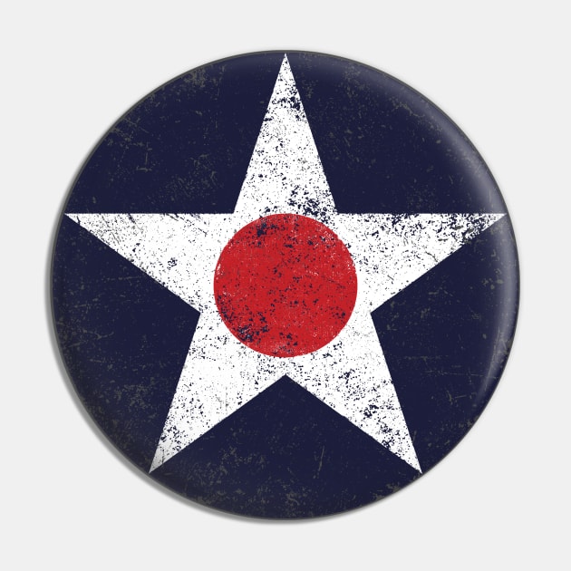 US Army Air Corps USAAC Roundel Pin by 909 Apparel