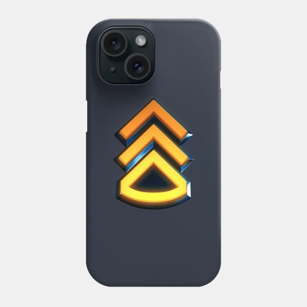 Staff Sergeant - Military Insignia Phone Case by Arkal