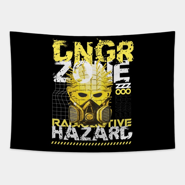 Danger Zone Radioactive Hazard Hellraiser Tapestry by RadioaktivShop