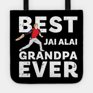 Best Jai Alai Grandpa Ever Tote