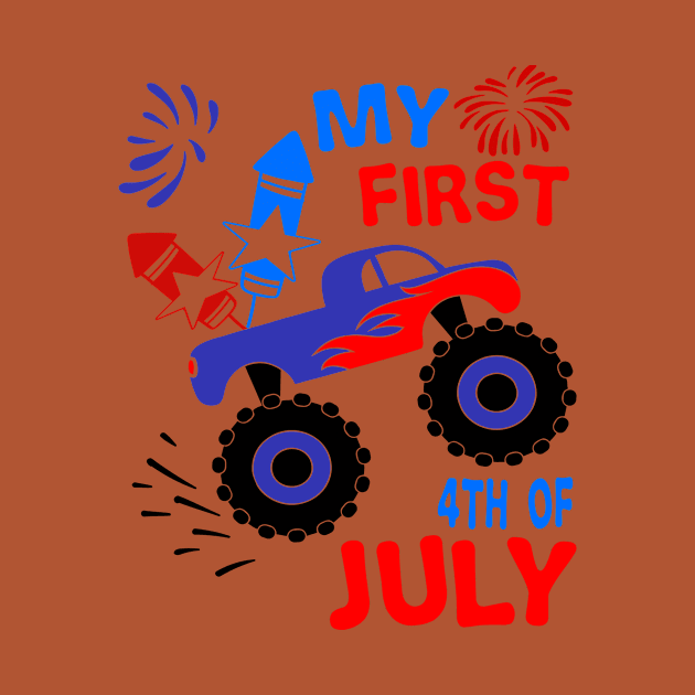 My first 4th of july kids by DODG99