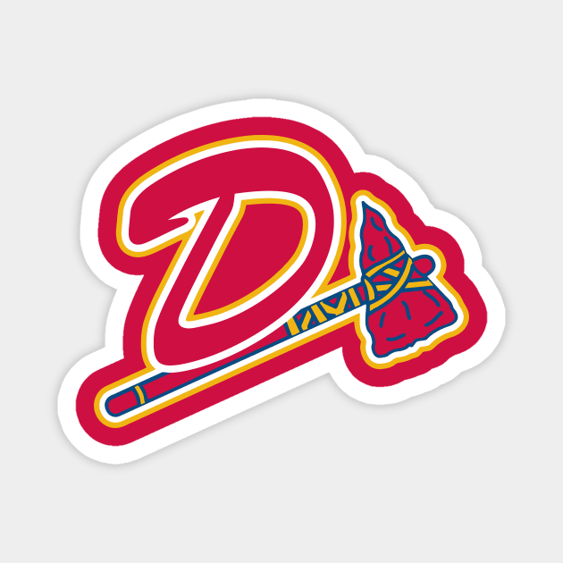 D Axe Team Ball Magnet by Choupete