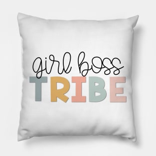 Girl Boss Tribe Muted Pastels Pillow
