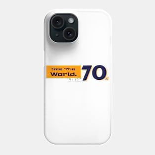 See the world since 70s Phone Case