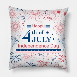 Happy 4th of July Pillow