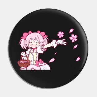 Madoka Cherry Blossoms Pin