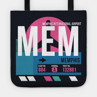 Memphis (MEM) Airport // Sunset Baggage Tag Tote