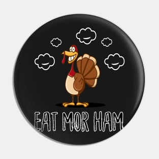 Funny Thanksgiving Turkey Shirt Pin