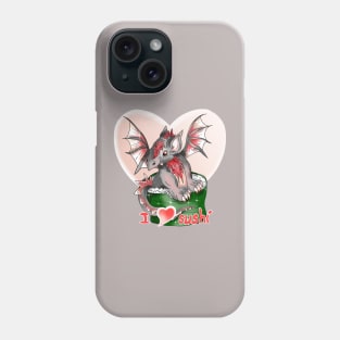 sushi roll cute dragon cartoon Phone Case