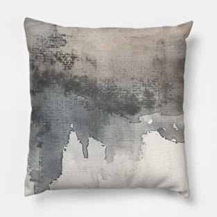 Abstract Grey Industrial Elegant Pillow