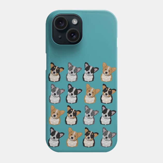 Welsh Corgi Puppies Phone Case by ArtLovePassion