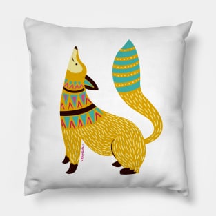 Zorro coyote Alebrije #3 Pillow