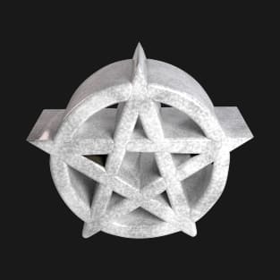 3D Pentagram - Concrete T-Shirt