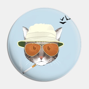 Fear and Loathing Cat - Tabby Pin