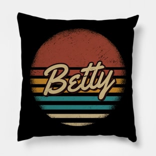 Betty Vintage Text Pillow