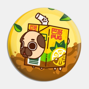 VitaPug Lemon Poster Puglie Pin