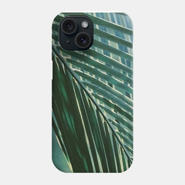 Tropical Palm Tree Leaf Phone Case by SoCalDreamin