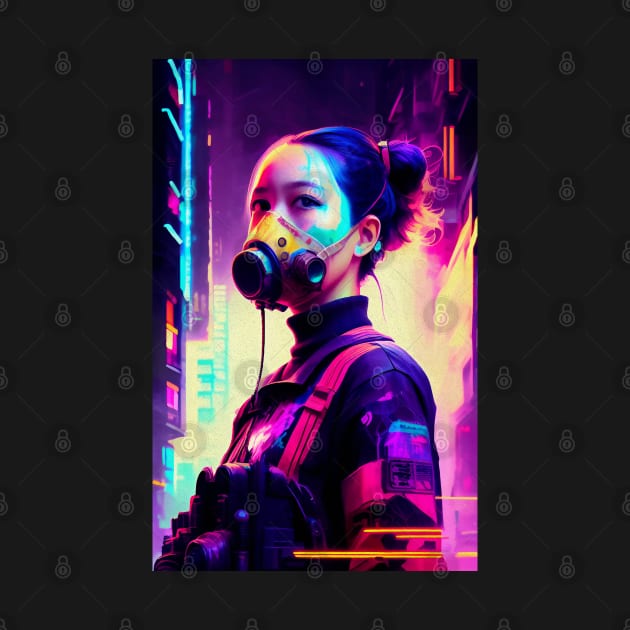 Abstract Cyberpunk Girl by Voodoo Production