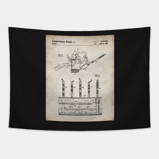 Dental Tools Patent - Dentist Hygienist Office Decor Art - Antique Tapestry