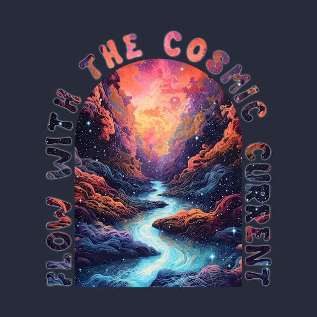 Cosmic River by MutedTees