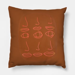 Hieroglyph Modern Pillow