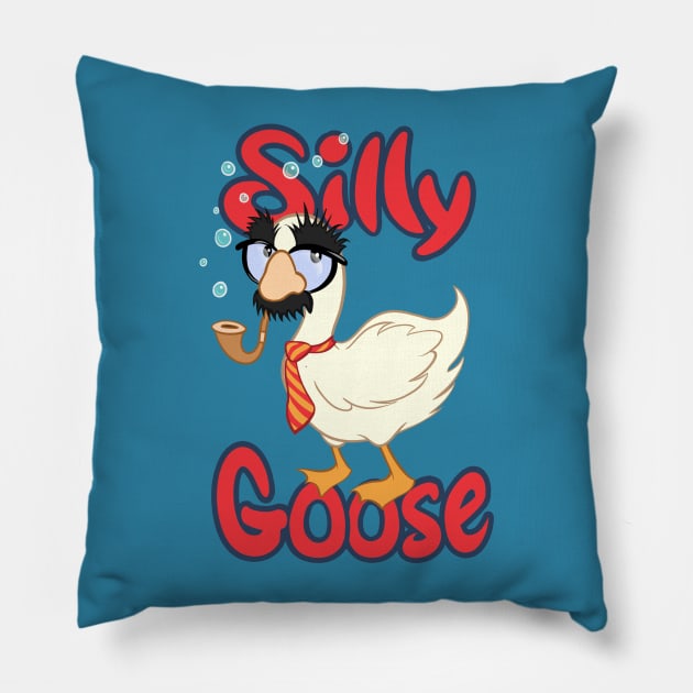 Silly Goose Pillow by Ellador