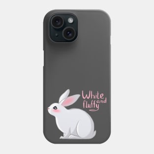 White and fluffy Phone Case