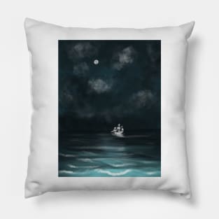 Ghost ship Pillow