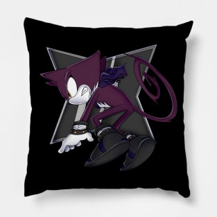 Pyro the cat sonic channel style Pillow