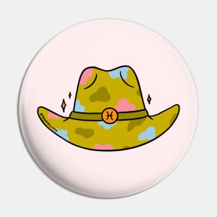 Pisces Cowboy Hat Pin