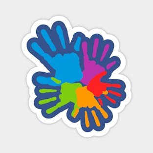 Colourfull hands | Happy Soul Magnet