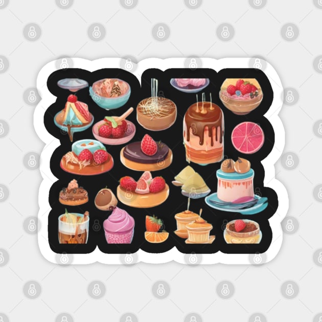 Popular Food through Colorful Magnet by SR8891