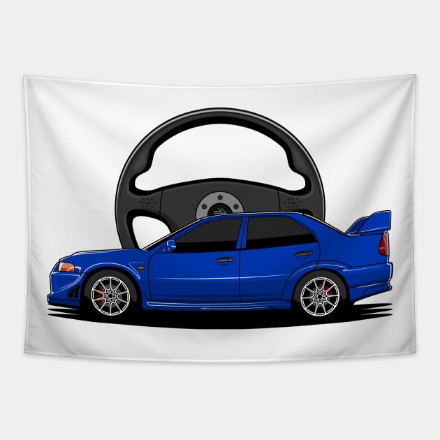 Blue EVO Tapestry by turboosted