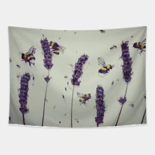 Bees in Lavender Tapestry