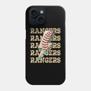 Aesthetic Design Rangers Gifts Vintage Styles Baseball Phone Case